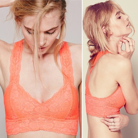 NWOT Free People Intimately Galloon Lace Racerback - Picture 3 of 9